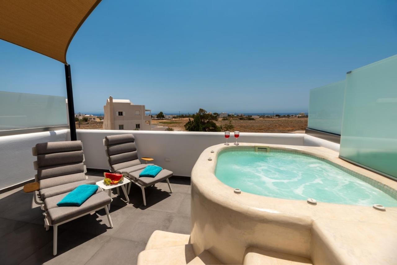 Modern Dome Homes Of Santorini بيريسا المظهر الخارجي الصورة