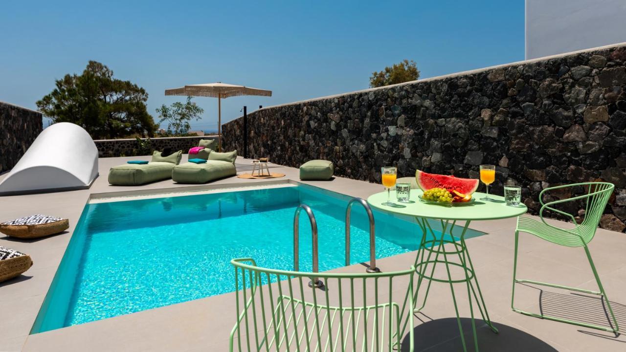 Modern Dome Homes Of Santorini بيريسا المظهر الخارجي الصورة