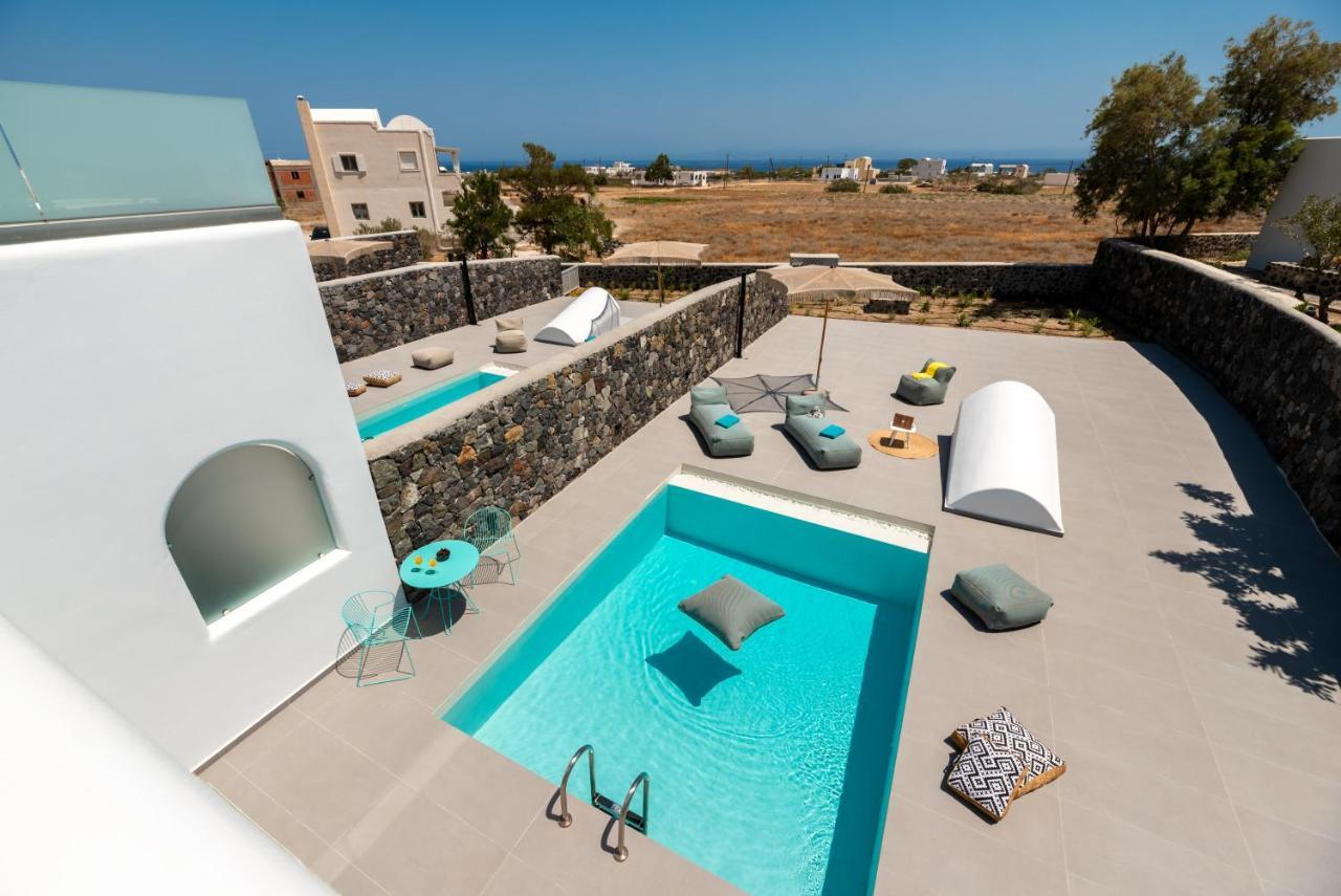 Modern Dome Homes Of Santorini بيريسا المظهر الخارجي الصورة
