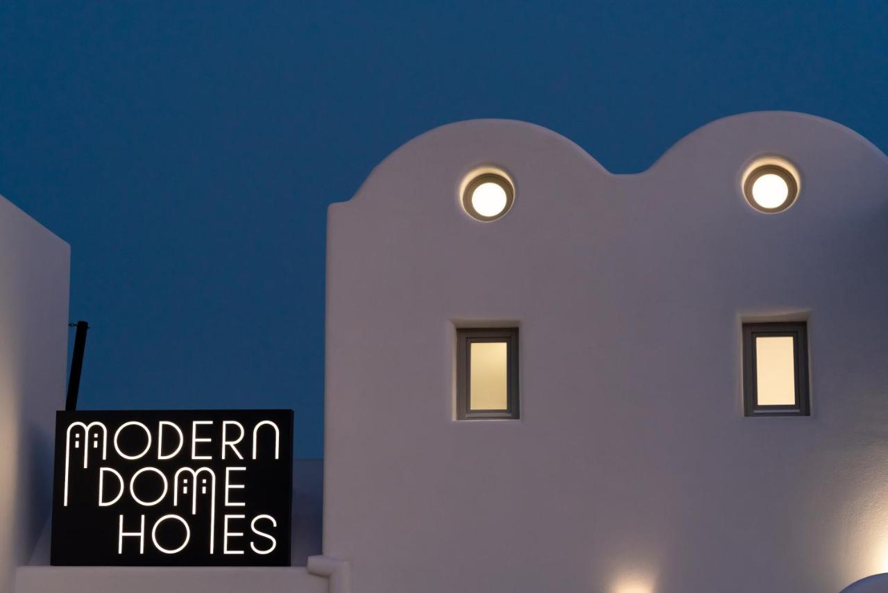 Modern Dome Homes Of Santorini بيريسا المظهر الخارجي الصورة