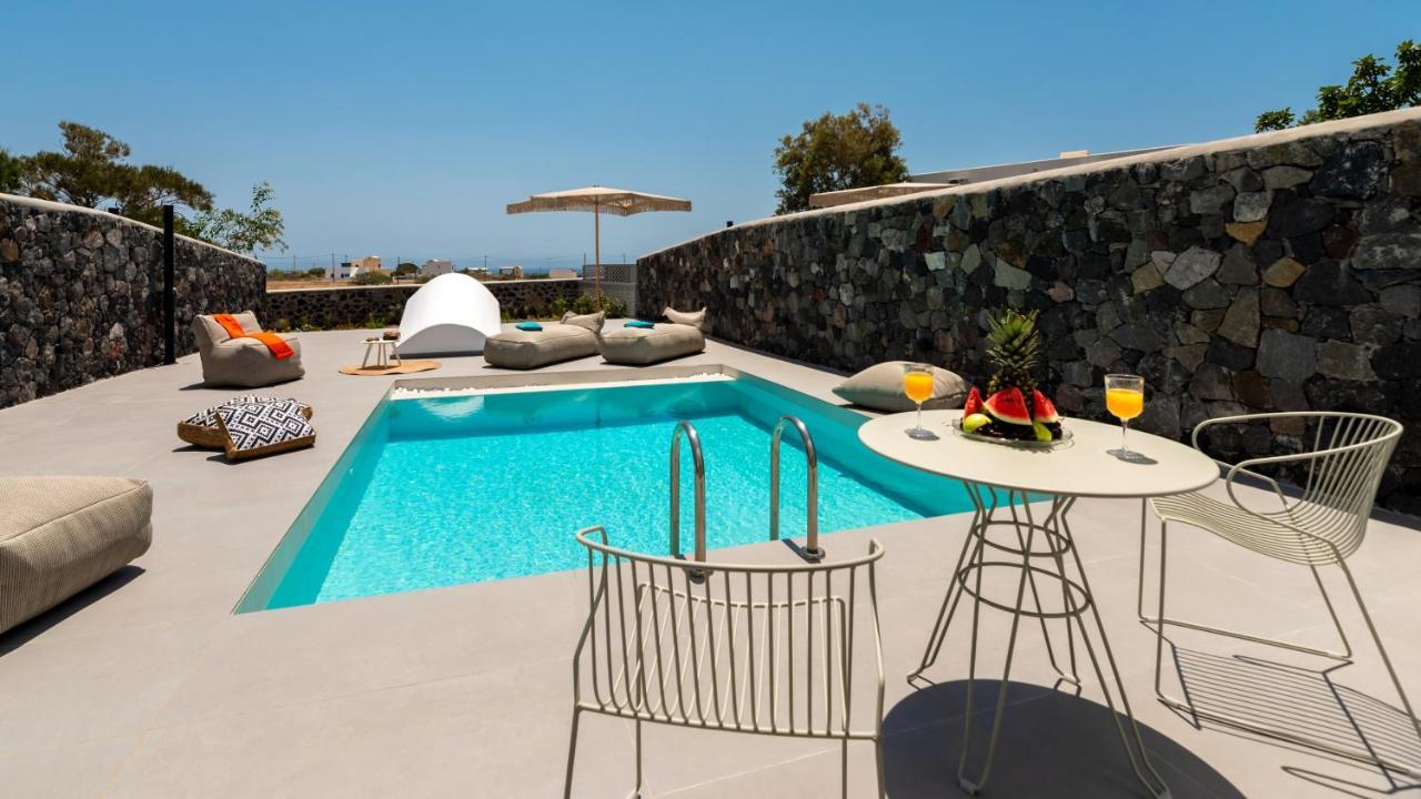 Modern Dome Homes Of Santorini بيريسا المظهر الخارجي الصورة