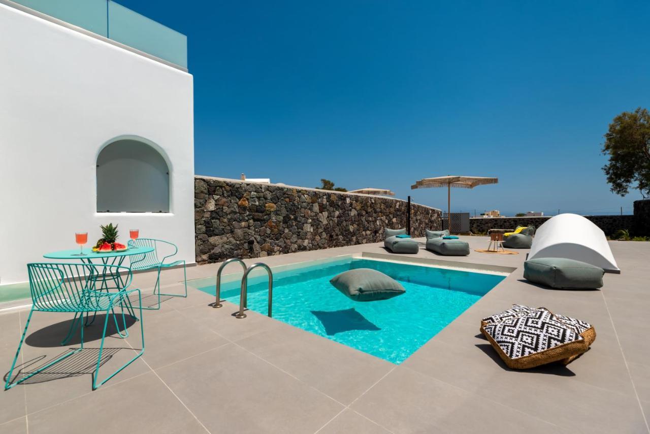 Modern Dome Homes Of Santorini بيريسا المظهر الخارجي الصورة